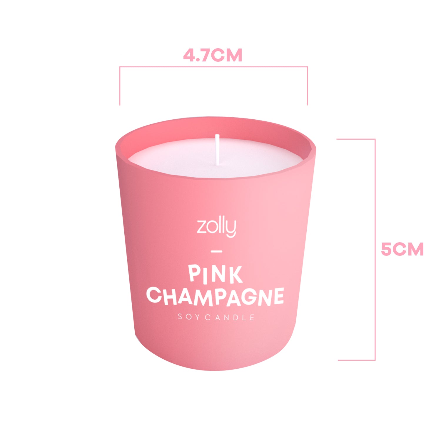 Pink Champagne Mini Candle 40g