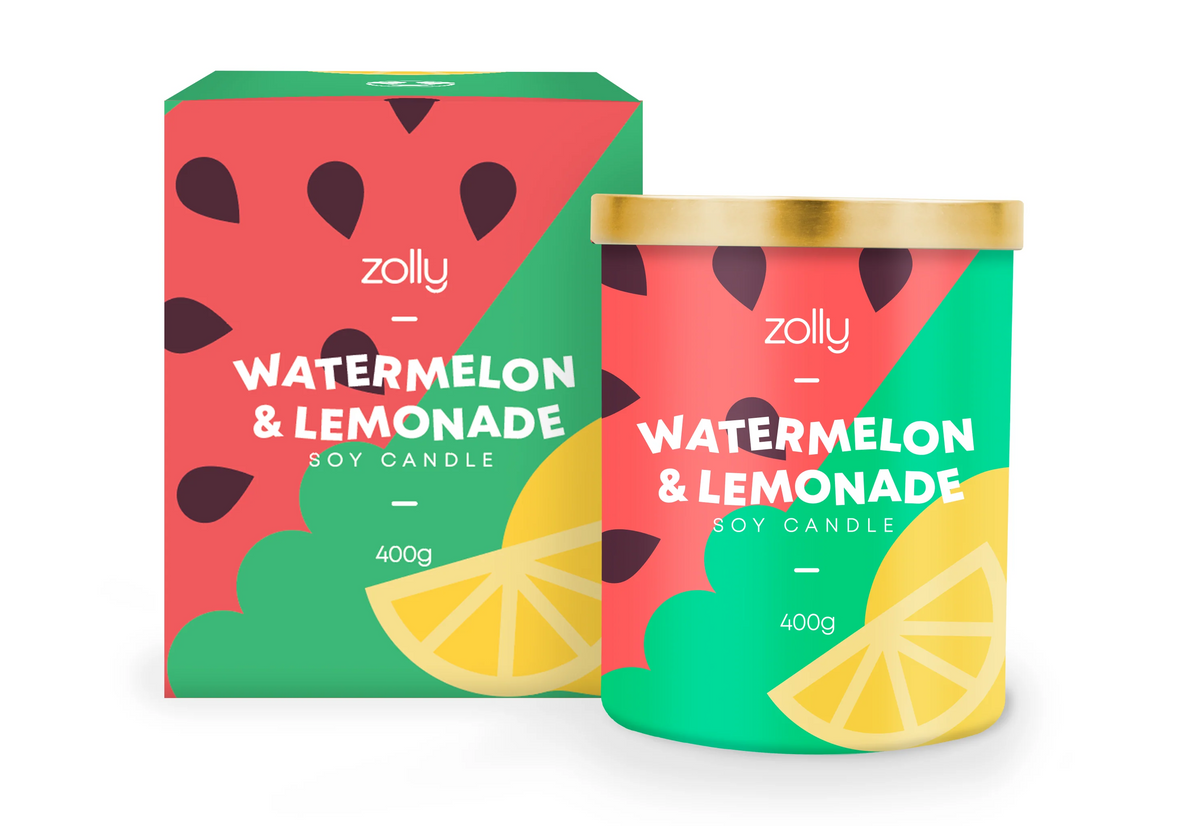 Watermelon &amp; Lemonade Candle 400g