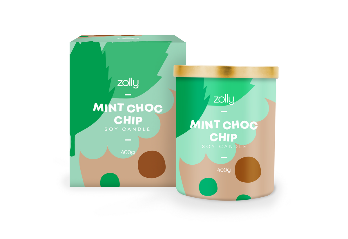 Mint Choc Chip Candle 400g